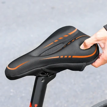 Удобное велосипедное седло Горные велосипеды Велосипедная силиконовая подушка Профессиональный дорожный велосипед с дождевиком