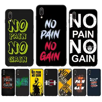 Чехол для телефона No Pain No Gain для Vivo Y91C Y11 17 19 17 67 81 Oppo A9 2020 Realme c3