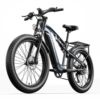 Электрический велосипед 1000W Bafang 48V 17.5AH 26-In e bike Электрический Толстый велосипед MX05 Электрический Горный Велосипед Для взрослых Электрический Велосипед